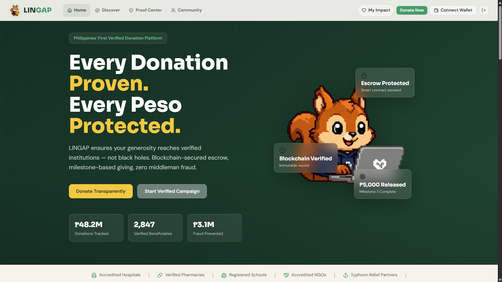 LINGAP aid transparency platform
